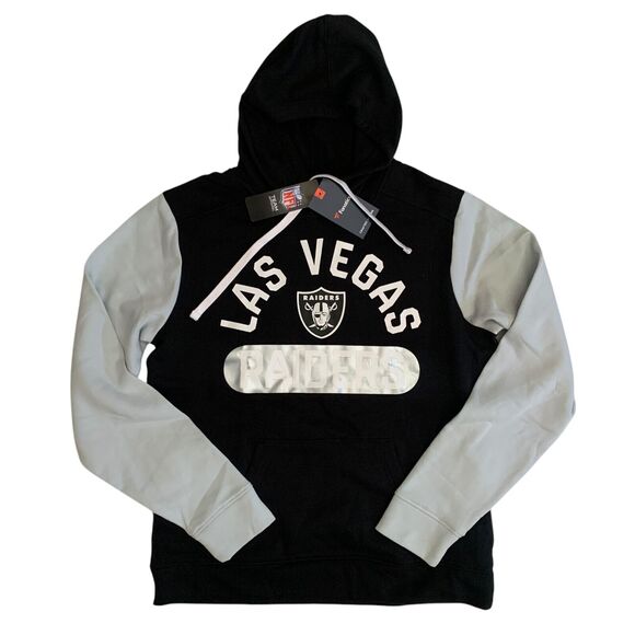 Fanatics Men's Sz L Las Vegas Raiders Extra Point NFL Pullover Hoodie Sweatshirt - Picture 12 of 16